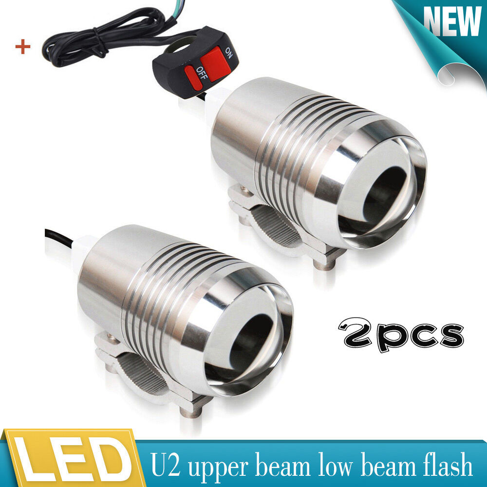 Industrial Laser Beam - Paire de phares antibrouillard pour motos,