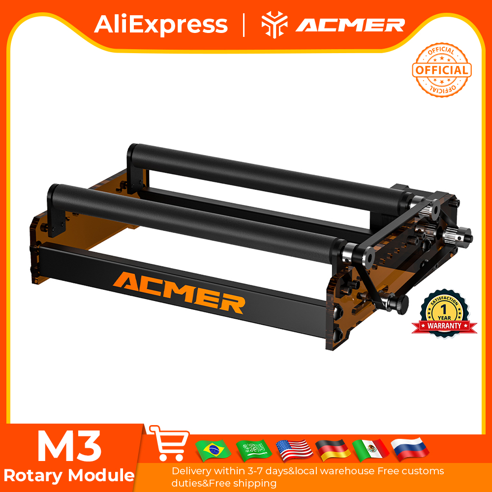 Industrial Laser Marker - Rouleau rotatif laser ACMER M3 360