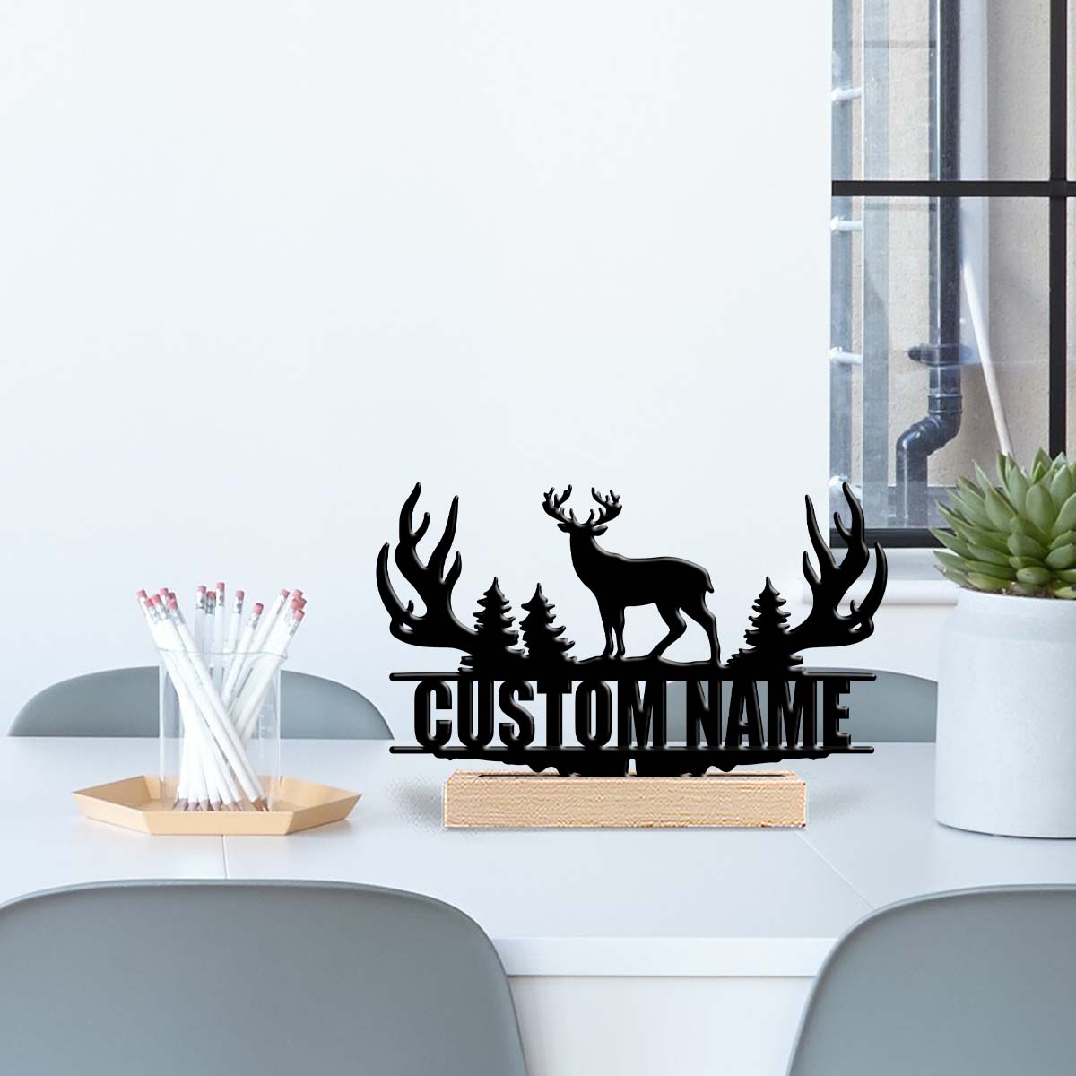 Desktop Laser Engraver - 1 pièce Statue en métal décorative