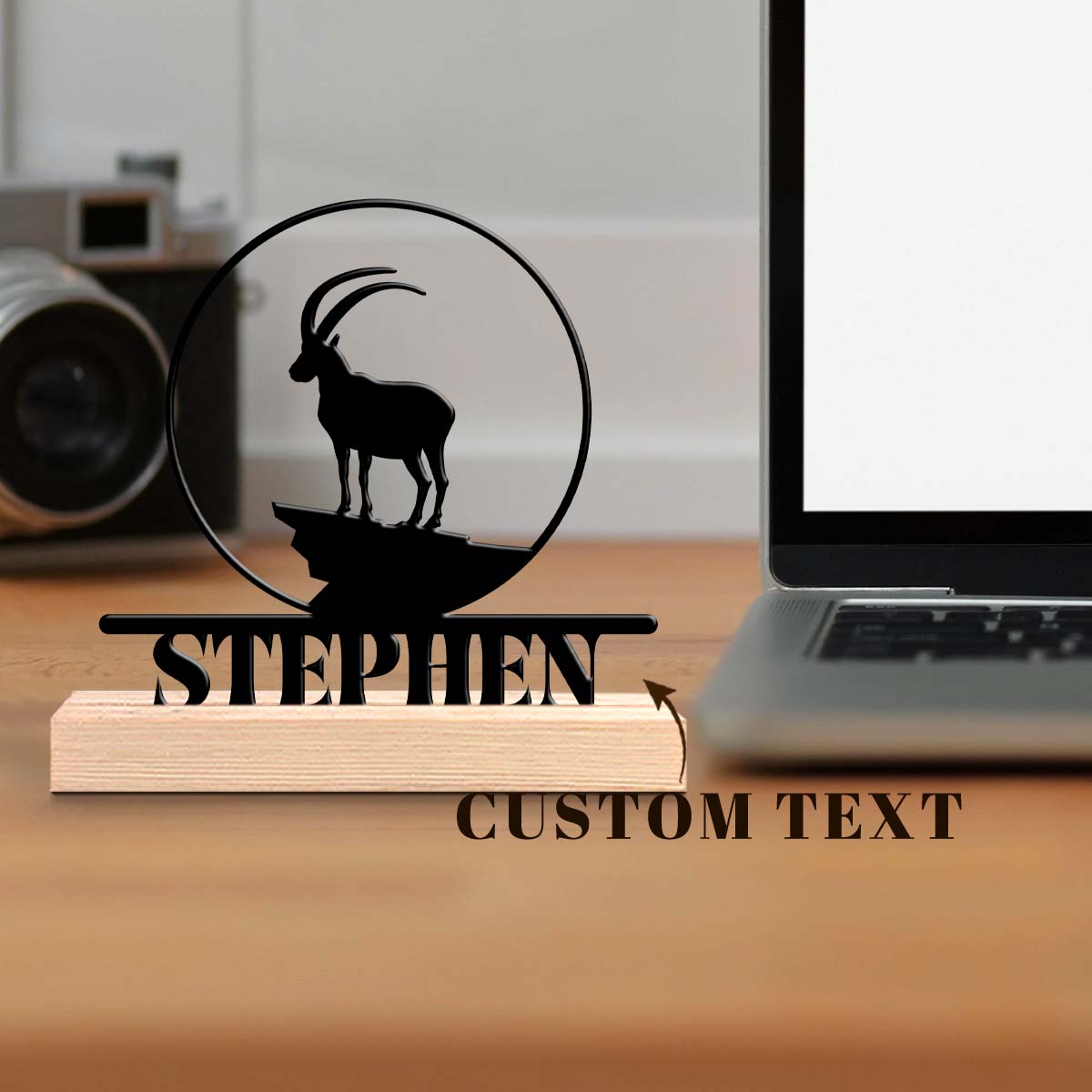 Desktop Laser Engraver - Ornement de bureau personnalisé en fer,