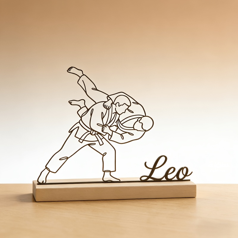 Statue d'arts martiaux de judo - Desktop Laser Engraver avis et prix