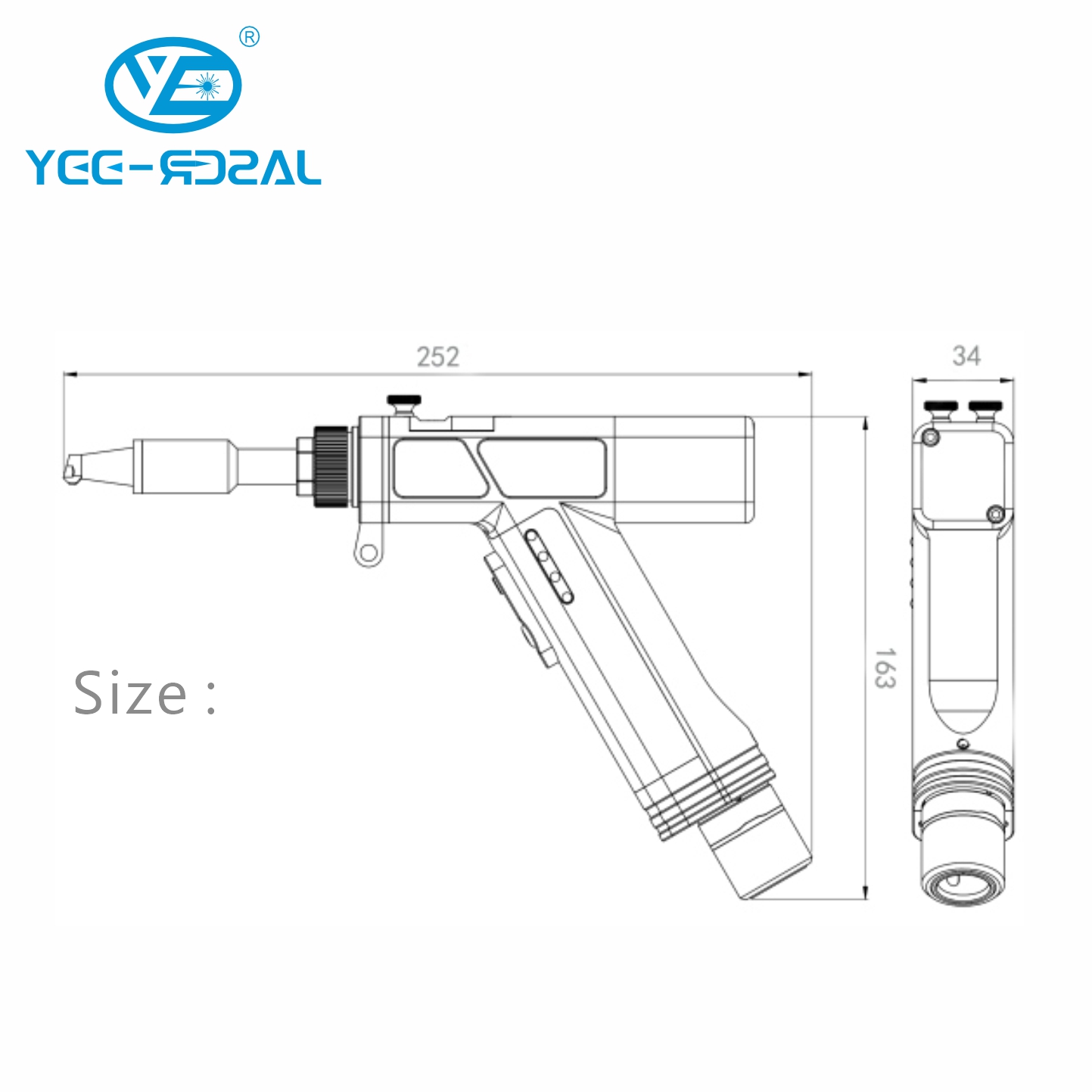 NOUVEAU Pistolet de soudage la - Industrial Laser Welding Gun avis et prix