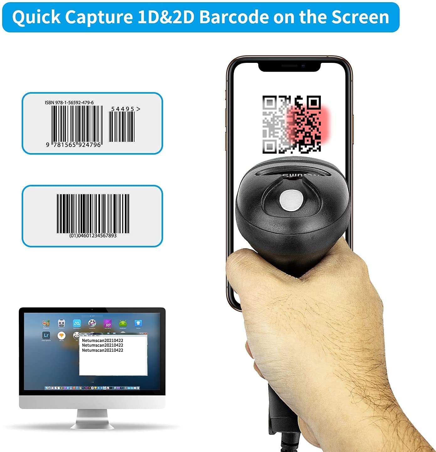 Lecteur de codes-barres 2D fil - Industrial Laser Beam avis et prix